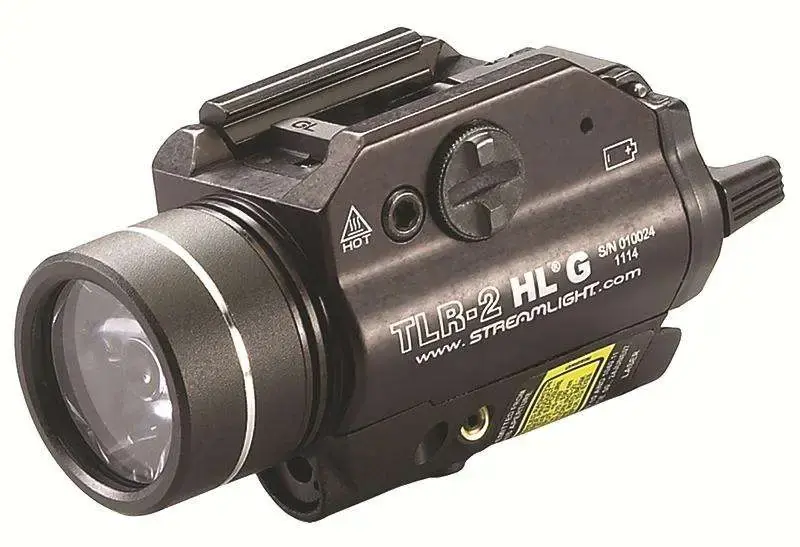 Streamlight 69265 TLR-2 HL-G Handgun White LED 1000 Lumens Green Laser Black Anodized Aluminum
