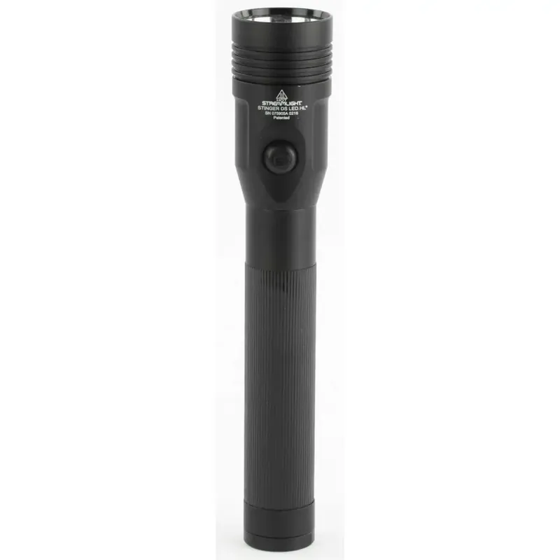 Streamlight 75455 Stinger DS LED HL 800/400/200 Lumens C4 LED Aluminum Black 3 Cell Sub-C NiMH 3.6V with 120V AC Smart Charger