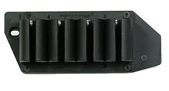 TacStar 1081140 SideSaddle Benelli Nova 12 Gauge 4 Black Polymer w/Aluminum Mounting Plate