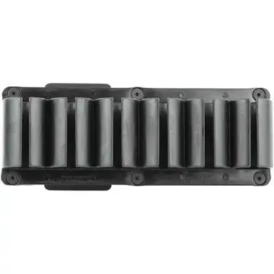 TacStar 1081164 6 Shot SideSaddle 12 Gauge Benelli M4 Black Polymer with Aluminum Plating