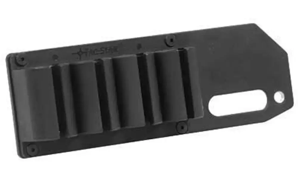 TacStar 1081166 SideSaddle Rem 870, 1187 LE 12 Gauge 4 Rounds Black Polymer w/Aluminum Mounting Plate