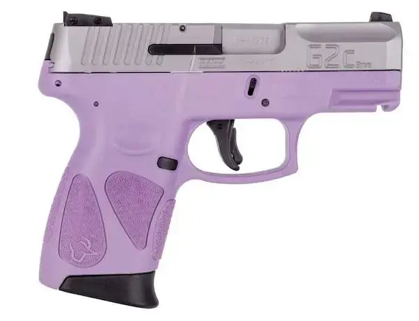 Taurus 1G2C93912LP G2C 9mm Luger 3.25" 12+1 Light Purple Stainless Steel Slide Light Purple Polymer Grip