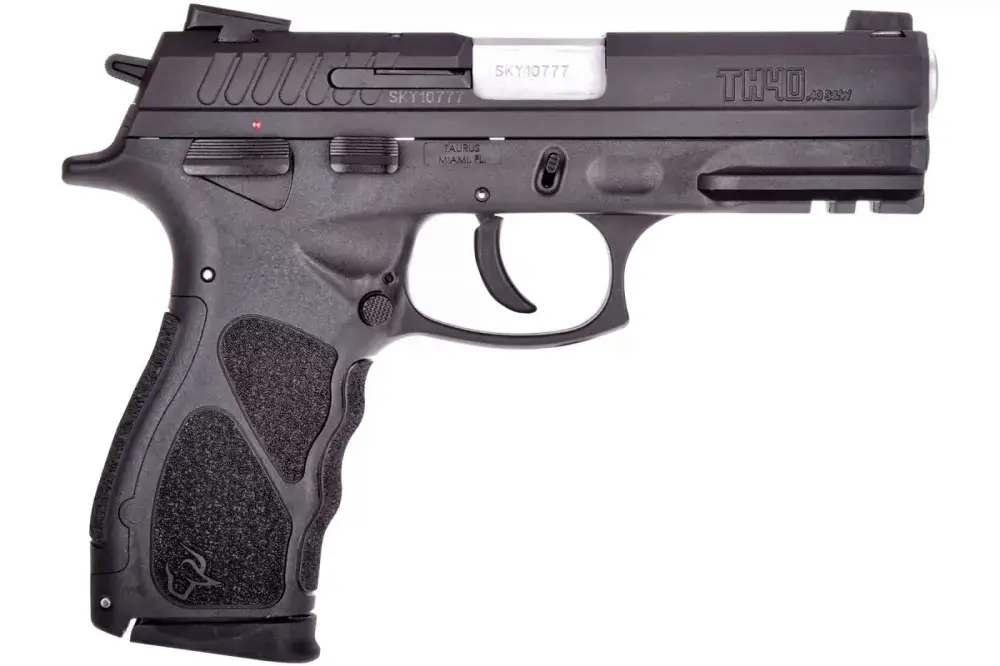 Taurus 1TH40041 TH40 40 S&W Single/Double 4.25" 15+1 Adjustable Backstrap Grip Black Matte Polymer Frame Black Matte Steel Slide