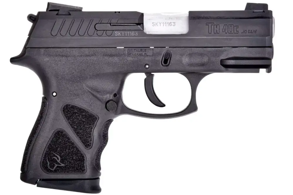 Taurus TH40 Compact 40 S&W Single/Double 3.54" 11+1 & 15+1 Polymer Grip Black Matte Polymer Frame Black Matte Steel Slide