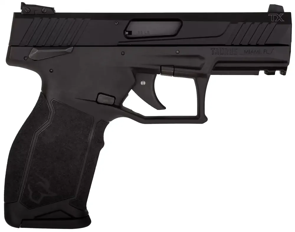 Taurus 1TX2234110 TX22 22 LR 4.10" 10+1 Black Anodized Aluminum Slide Ergonomic Black Polymer Grip