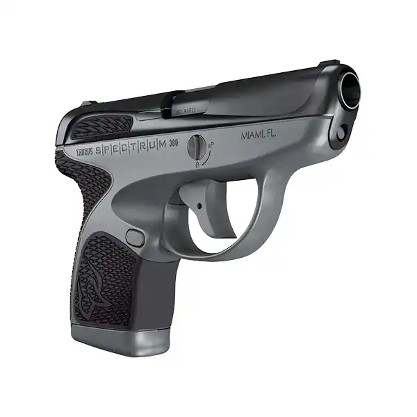 Taurus 1007031201 Spectrum 380 Automatic Colt Pistol (ACP) Double 2.80" 6+1 & 7+1 Gray Polymer Frame Black Synthetic Grip Black Carbon Steel Slide