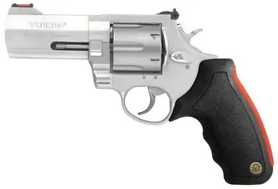 Taurus 2444049ULT 444 Ultra-Lite 44 Rem Mag 6 Round 4" Stainless Stainless Black Rubber Cushion Insert Grip