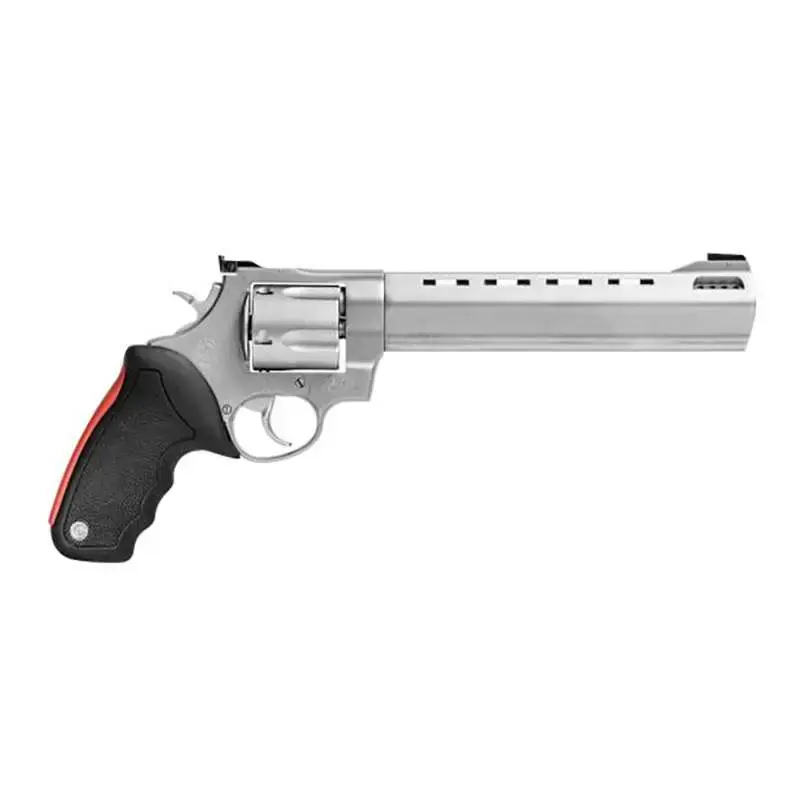 Taurus 2454089M 454 Raging Bull 454 Casull 5 Round 8.38" Stainless Steel Black Rubber Grip