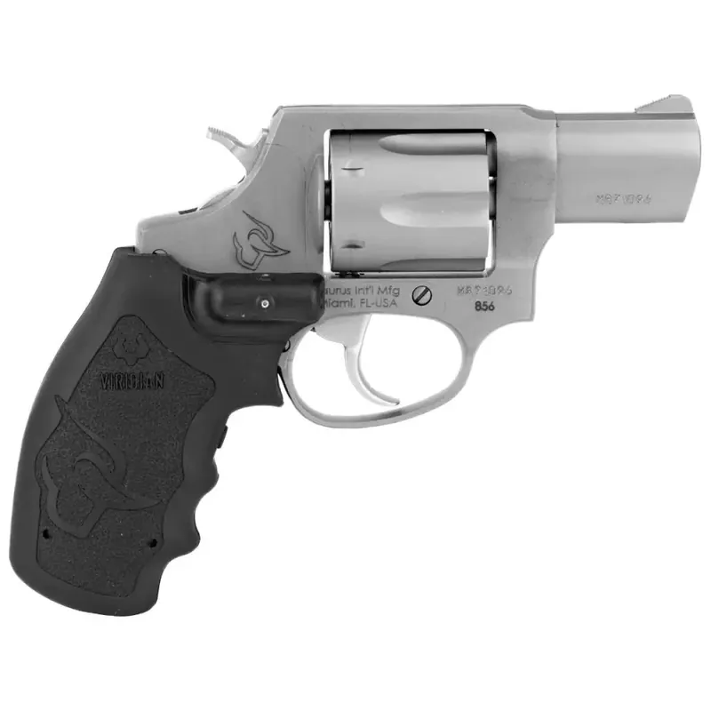 Taurus 2856029VL 856 38 Special 6 Round 2" Matte Stainless Steel Black Polymer w/Viridian Laser Grip