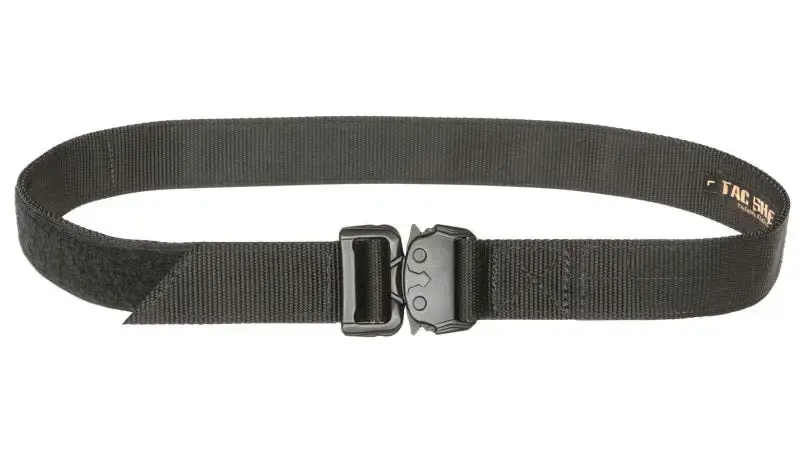 TACSHIELD (MILITARY PROD) T30MDBK Tactical Gun Belt with Cobra Buckle 34"-38" Webbing Black Medium 1.50" Wide