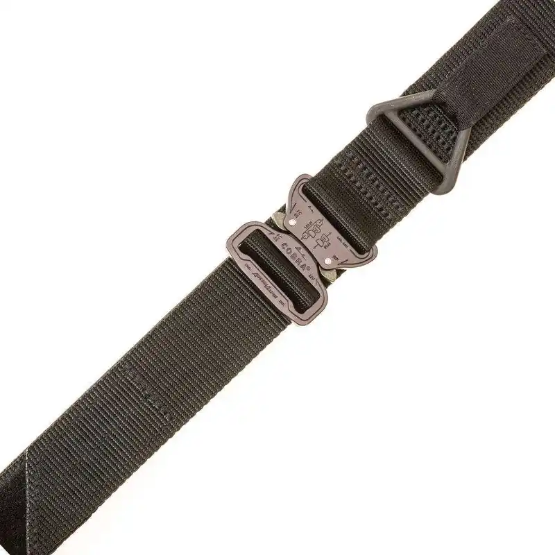 TACSHIELD (MILITARY PROD) T32LGBK Tactical Riggers Belt 38"-42" Double Wall Webbing Black Large 1.75" Wide