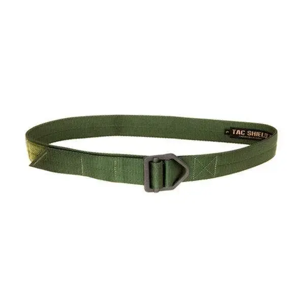 TACSHIELD (MILITARY PROD) T32MDOD Tactical Riggers Belt 34"-38" Double Wall Webbing OD Green Medium 1.75" Wide