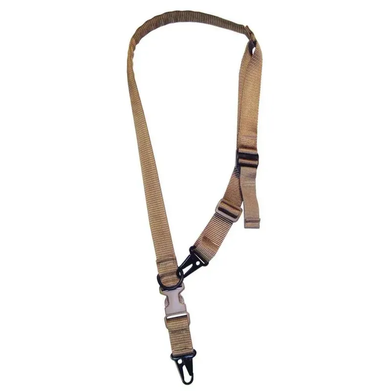 Tacshield T6030CY Warrior 2-in-1 Sling 1.25" W Padded Fast Adjust Coyote Webbing for Rifle/Shotgun