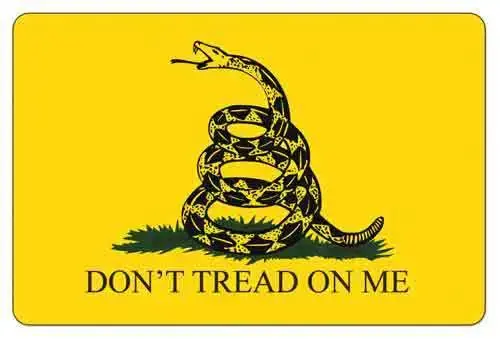 TekMat TEKR17GADSDEN Original Cleaning Mat Gadsen Flag Don't Tread On Me 11" x 17"