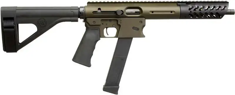 TNW Firearms TPCPLT0045BKOD Aero Survival 45 ACP 10.25" 26+1 OD Green