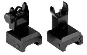 Trinity Force FS72 QF B.U,S. Set AR-15 Black Hard Coat Anodzied Aluminum/Steel