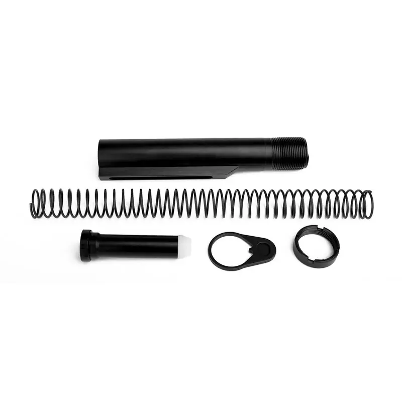 Trinity Force MNTLU04B AR Receiver Extension Kit Mil-Spec Black Hardcoat Anodized Steel/Aluminum 11" L