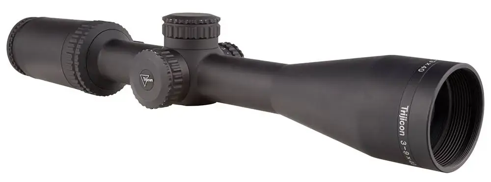Trijicon 1900009 AccuPower 3-9x 40mm Obj 35.50-11.80 ft @ 100 yds FOV 1" Tube Black Finish Illuminated Green MOA-Dot Crosshair (SFP)