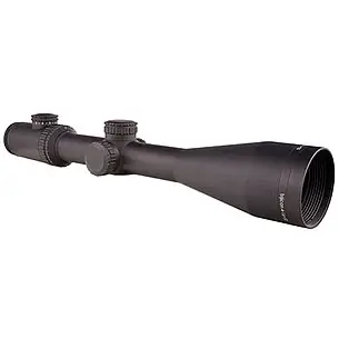 Trijicon 1900020 AccuPower 4-16x 50mm Obj 25.80-6.40 ft @ 100 yds FOV 30mm Tube Black Finish Illuminated Red MOA-Dot Crosshair (SFP)
