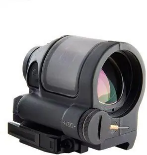 Trijicon 900001 Reflex Sealed Sight 1x 38mm Obj 1.75 MOA Dot Red Black Photovoltaic Cell + AA (1)
