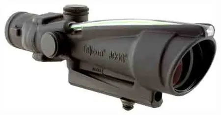 Trijicon 100152 ACOG 3.5x 35mm Obj 28.9 ft @ 100 yds FOV Black Matte Dual Illuminated Donut 223 BAC Green