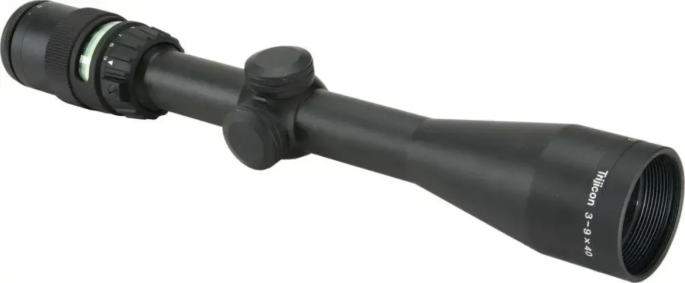 Trijicon 200002 AccuPoint 3-9x 40mm Obj 33.80-11.30 ft @ 100 yds FOV 1" Tube Matte Black Finish Illuminated Duplex Crosshair/Green Dot