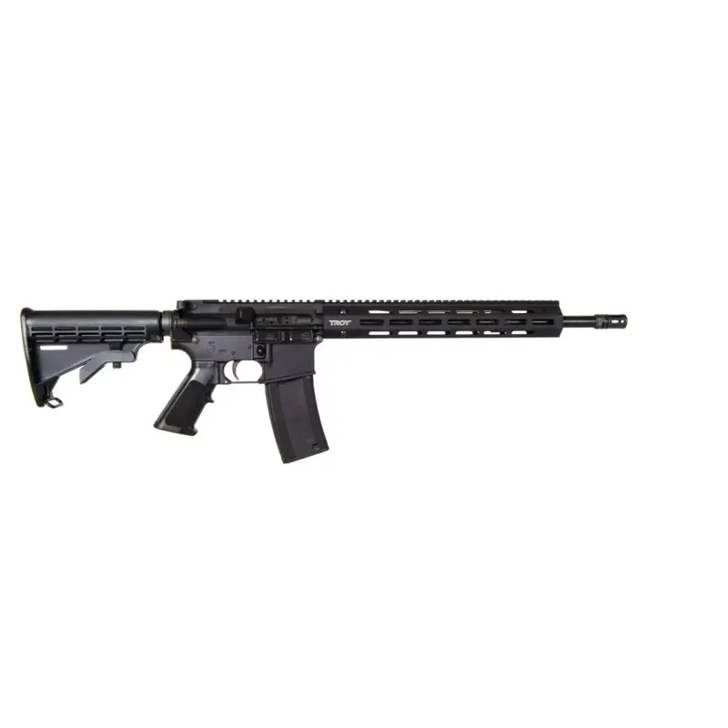 Troy Ind CA316BT19 SPC-A3 5.56x45mm NATO 16" 30+1 Black Hard Coat Anodized M4 Type Adjustable Stock