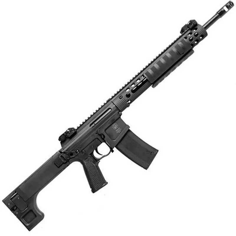 Troy PAR Sporting Rifle Pump 223Rem/5.56 16" MB 10+1 5Pos Stk Black