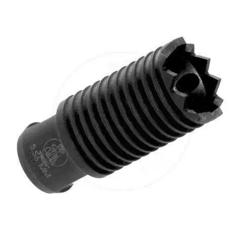 Troy Ind SBRACLM05BT00 Claymore 223 Rem,5.56x45mm NATO Muzzle Brake 1/2"-28 tpi Black Steel