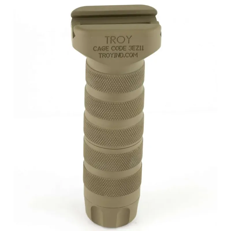Troy IndSGRITRGA0FT00 Modular Combat Combat Grip Aluminum FDE