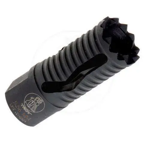 Troy Ind SSUPMED05BT00 Medieval 223 Rem,5.56x45mm NATO Muzzle Brake 1/2"-28 tpi Black Steel