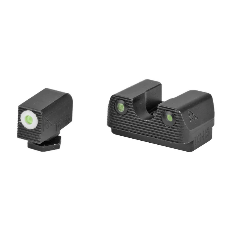 RIVAL ARMS RA2B231G Tritium Night Sights Fits Glock 42/43 Green Tritium w/White Outline Green Rear