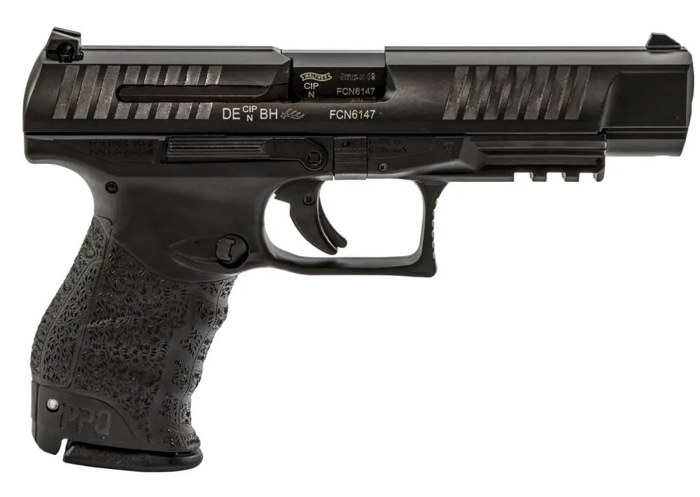 Walther Arms 2813735 PPQ M2 9mm Luger 5" 10+1 Black Black Interchangeable Backstrap Grip