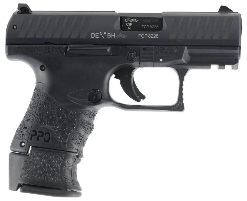 Walther Arms 2815249 PPQ M2 Subcompact 9mm Luger 3.50" 10+1 15+1 Black Black Interchangeable Backstrap Grip