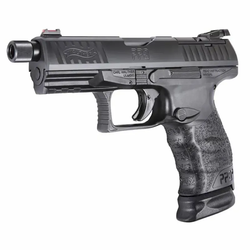 Walther Arms 2825929 PPQ M2 Q4 Tactical 9mm Luger Double 4.60" 15+1 Black Polymer Grip/Frame Grip Black Tenifer Slide