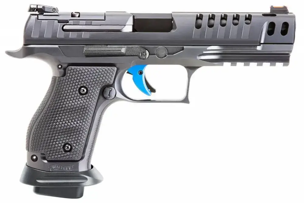 Walther Arms 2830418 PPQ M2 Q5 Match Pro 9mm Luger Single/Double 5" 17+1 Black Wrap Around Ergonomic Grip Steel Matte Tenifer Coated Slide