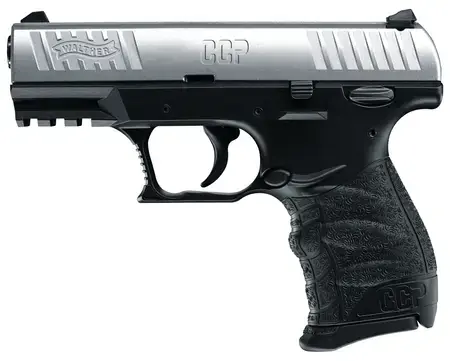 Walther Arms CCP Single 9mm Luger 3.5" 8+1 Black Polymer Grip/Frame Grip Stainless Steel