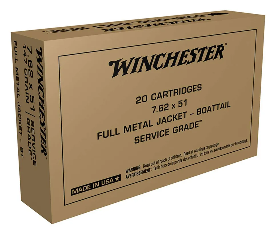 WIN SERVICE GRADE 7.62X51MM 147GR DRUM