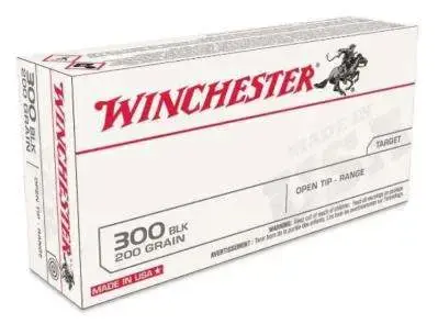 Winchester Ammo USA300BXVP USA Value Pack 300 Blackout 200 gr Open Tip 60 Round Box