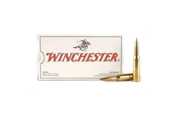 Winchester Ammo USA3081 USA 308 Win 147 gr Full Metal Jacket (FMJ) 20 Round Box