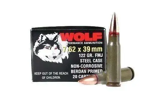 Wolf 762BHP Performance 7.62x39mm 123 gr Hollow Point (HP) 20 Bx/