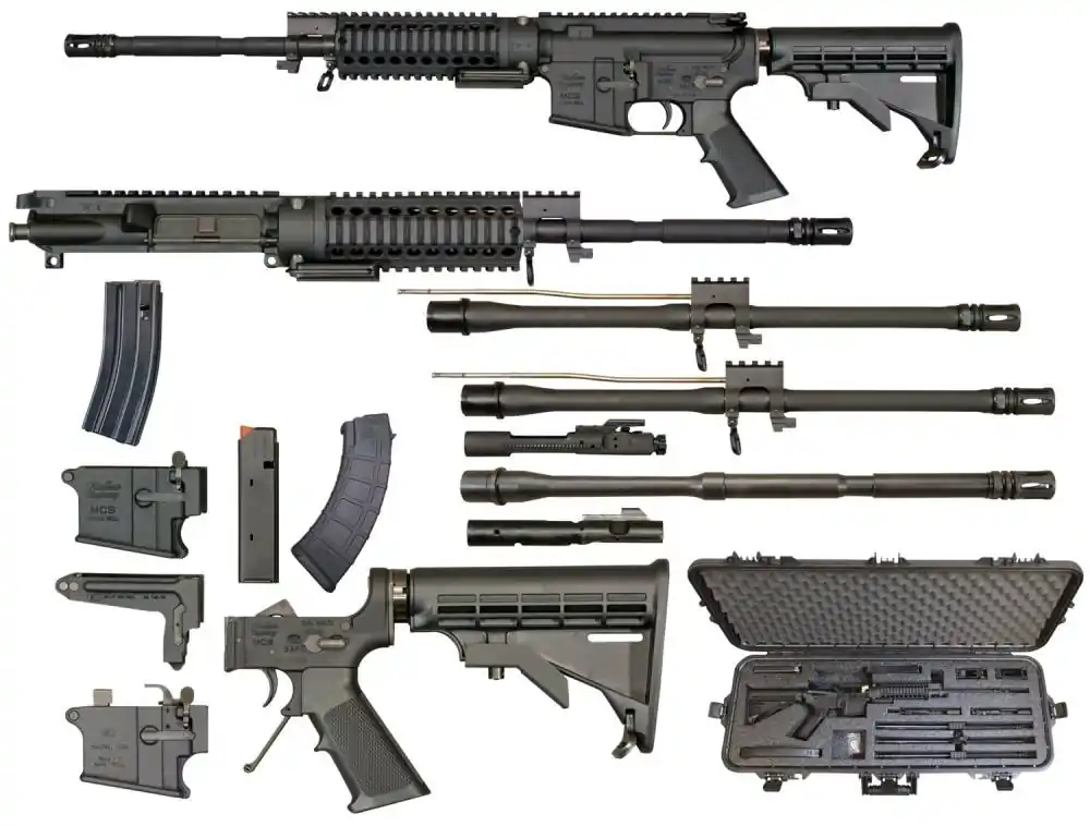 Windham Weaponry RMCS4 RMCS-4 Rifle Kit 223 Rem,300 BO,7.62x39mm,9mm Semi-Auto 16.20" Black Hardcoat Anodized 6 Position