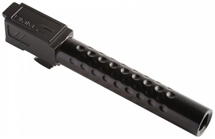 ZEV BBL19DDLC Match Grade Compatible with Glock 19 Gen1-5 4.01" 416R Stainless Steel Black DLC