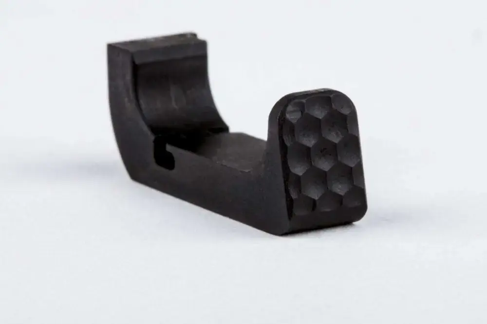 ZEV MRSM4G Extended Mag Release for Glock 17 Gen4 Black Hardcoat Anodized 6061-T6 Aluminum