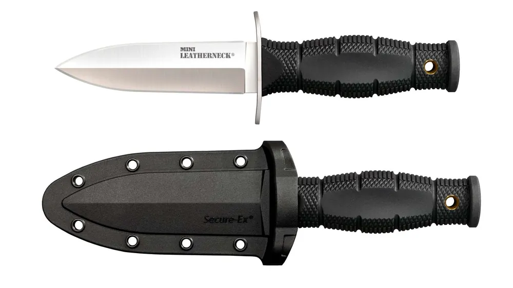 COLD STEEL MINI LEATHERNECK 6.75 IN OAL 3.5 IN FIXED DOUBLE EDGE BLADE W SECURE0EX SHEATH ( BOX