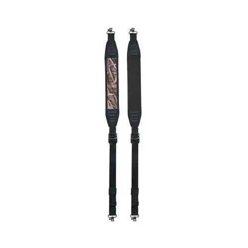 Butler Creek 23616 Rhino Rib Sling with Uncle Mike's QD Swivels Padded Black Nylon for Rifle/Shotgun