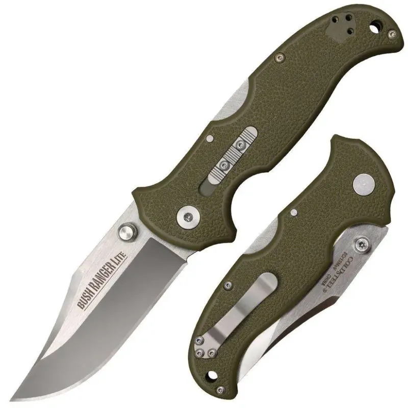 COLD STEEL BUSH RANGER LITE 3.5" PLAIN EDGE CLIP FOLDER