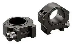 1" to 30mm Ring Medium Matte Black Reducing Ring Clam E/F
