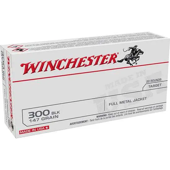 WIN USA 300BLK 147GR FMJ 20 Round Box