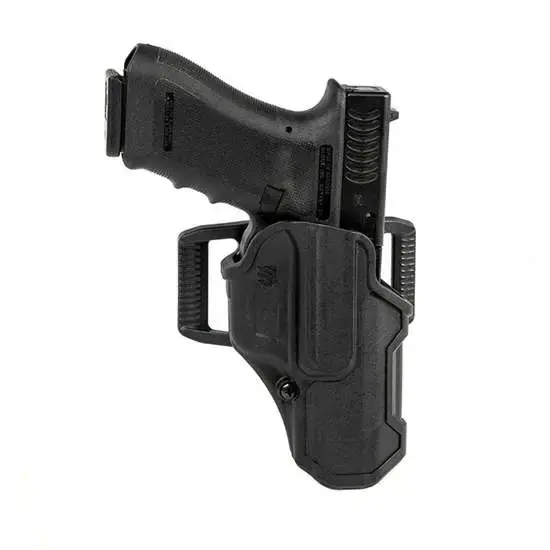 Blackhawk 410761BKL T-Series L2C Black Matte Polymer OWB Colt 1911 w/wo Rail Right Hand